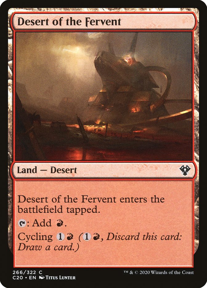 Desert of the Fervent [Commander 2020] | Gam3 Escape