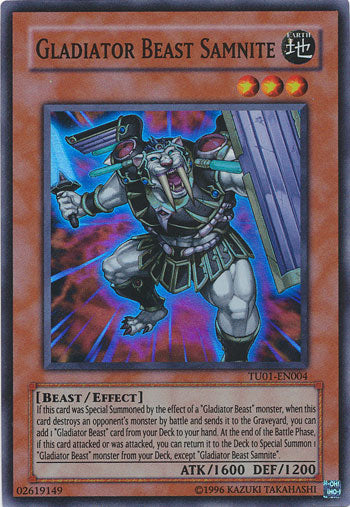 Gladiator Beast Samnite [TU01-EN004] Super Rare | Gam3 Escape