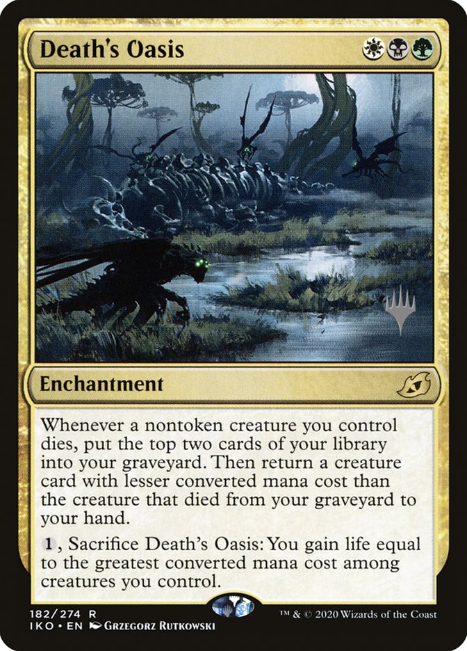 Death's Oasis (Promo Pack) [Ikoria: Lair of Behemoths Promos] | Gam3 Escape