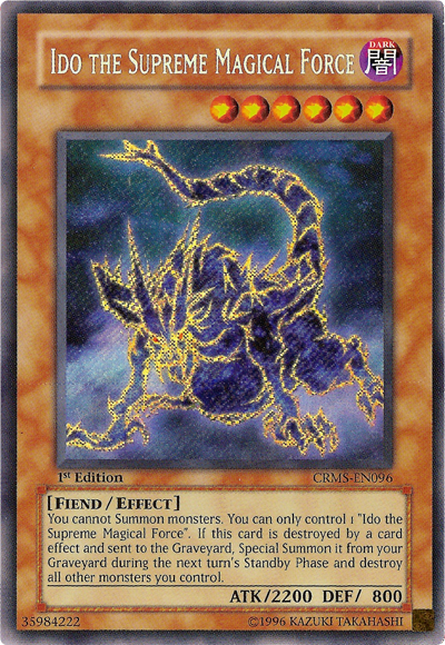 Ido the Supreme Magical Force [CRMS-EN096] Secret Rare | Gam3 Escape