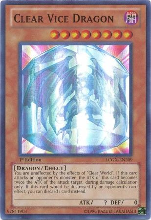 Clear Vice Dragon [LCGX-EN209] Super Rare | Gam3 Escape