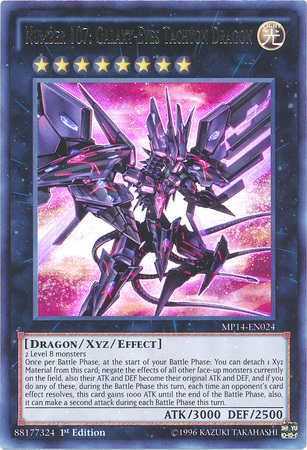 Number 107: Galaxy-Eyes Tachyon Dragon [MP14-EN024] Ultra Rare | Gam3 Escape