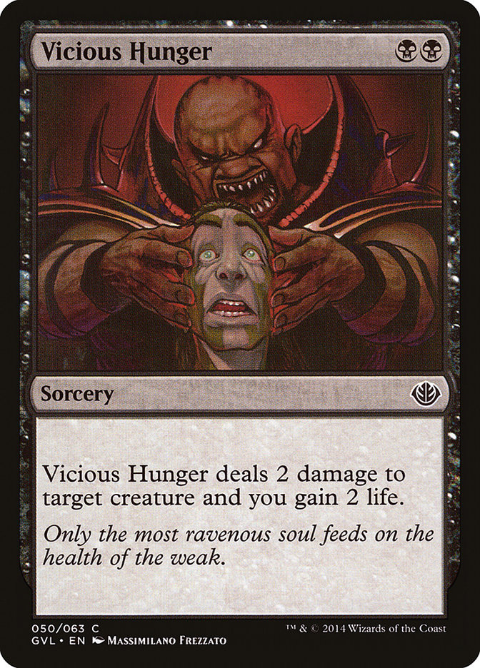 Vicious Hunger (Garruk vs. Liliana) [Duel Decks Anthology] | Gam3 Escape