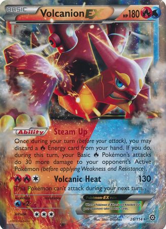 Volcanion EX (26/114) (Jumbo Card) [XY: Steam Siege] | Gam3 Escape