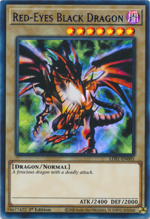 Red-Eyes Black Dragon (Blue) [LDS1-EN001] Ultra Rare | Gam3 Escape