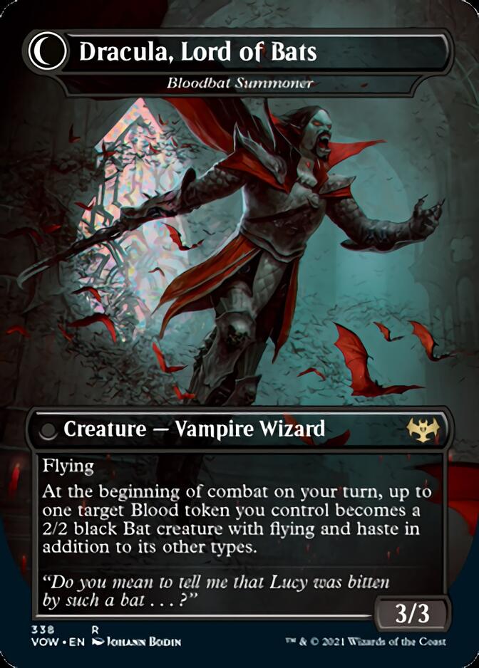 Voldaren Bloodcaster // Bloodbat Summoner - Dracula, Lord of Blood // Dracula, Lord of Bats [Innistrad: Crimson Vow] | Gam3 Escape