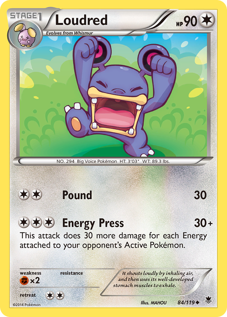 Loudred (84/119) [XY: Phantom Forces] | Gam3 Escape