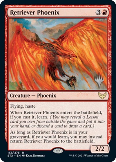 Retriever Phoenix (Promo Pack) [Strixhaven: School of Mages Promos] | Gam3 Escape