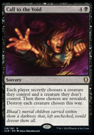 Call to the Void [Commander Legends: Battle for Baldur's Gate] | Gam3 Escape