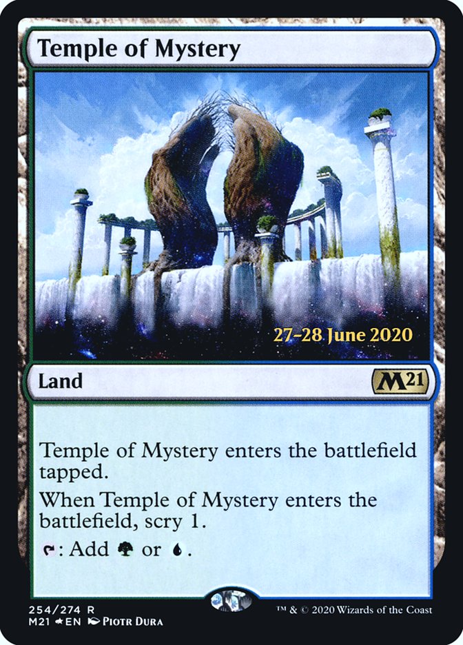 Temple of Mystery  [Core Set 2021 Prerelease Promos] | Gam3 Escape