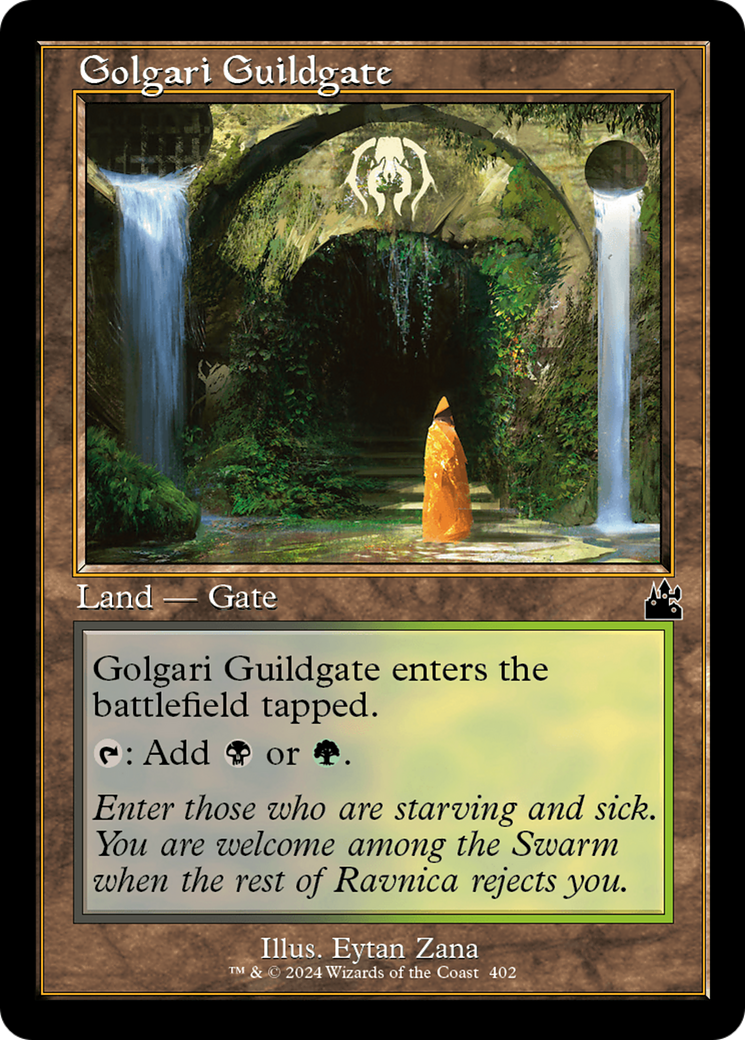 Golgari Guildgate (Retro Frame) [Ravnica Remastered] | Gam3 Escape