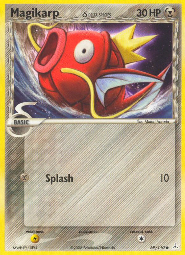 Magikarp (69/110) (Delta Species) [EX: Holon Phantoms] | Gam3 Escape