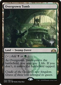 Overgrown Tomb [Promo Pack: Throne of Eldraine] | Gam3 Escape