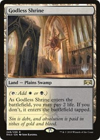 Godless Shrine [Promo Pack: Throne of Eldraine] | Gam3 Escape