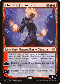 Chandra, Fire Artisan [Promo Pack: Throne of Eldraine] | Gam3 Escape