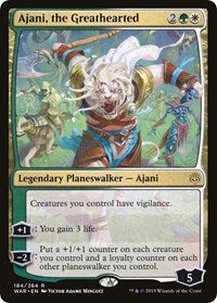 Ajani, the Greathearted [Promo Pack: Throne of Eldraine] | Gam3 Escape