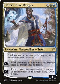 Teferi, Time Raveler [Promo Pack: Throne of Eldraine] | Gam3 Escape