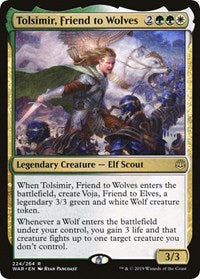 Tolsimir, Friend to Wolves [Promo Pack: Throne of Eldraine] | Gam3 Escape