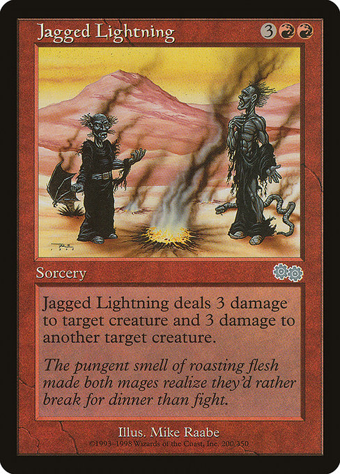 Jagged Lightning [Urza's Saga] | Gam3 Escape