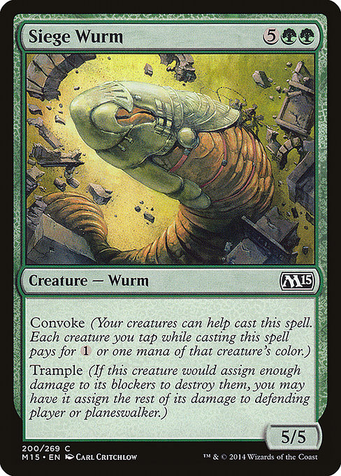 Siege Wurm [Magic 2015] | Gam3 Escape