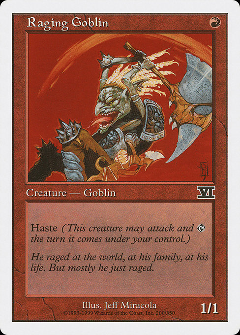 Raging Goblin [Classic Sixth Edition] | Gam3 Escape