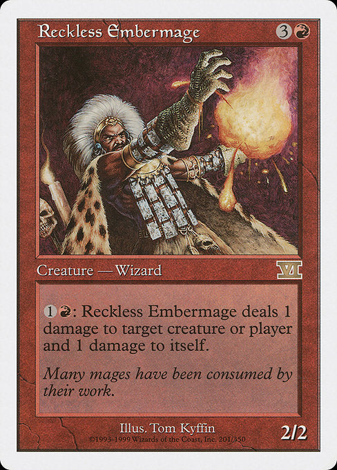 Reckless Embermage [Classic Sixth Edition] | Gam3 Escape