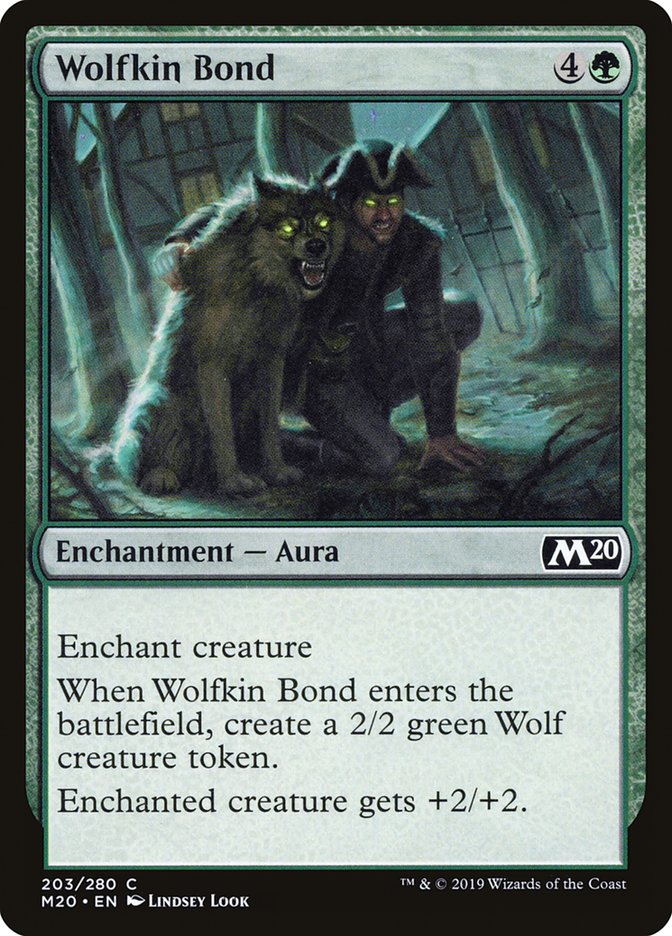 Wolfkin Bond [Core Set 2020] | Gam3 Escape