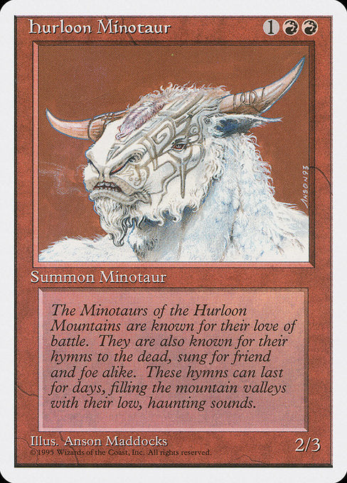 Hurloon Minotaur [Fourth Edition] | Gam3 Escape