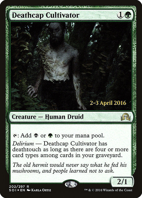 Deathcap Cultivator [Shadows over Innistrad Promos] | Gam3 Escape