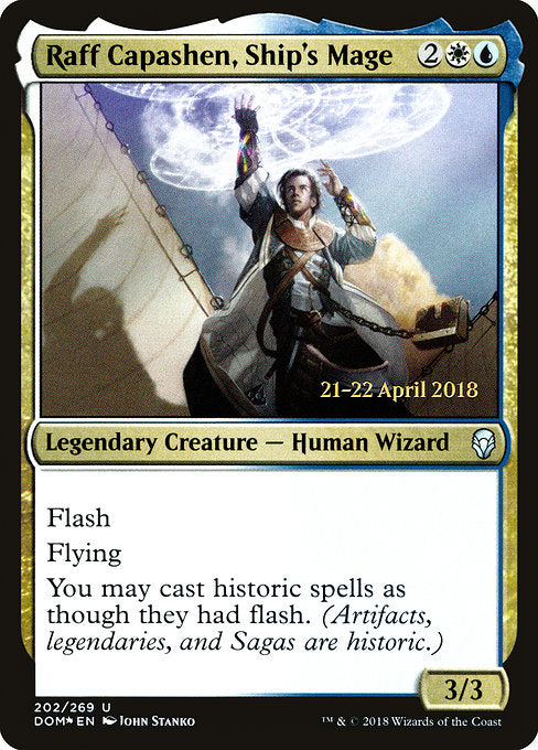 Raff Capashen, Ship's Mage [Dominaria Promos] | Gam3 Escape