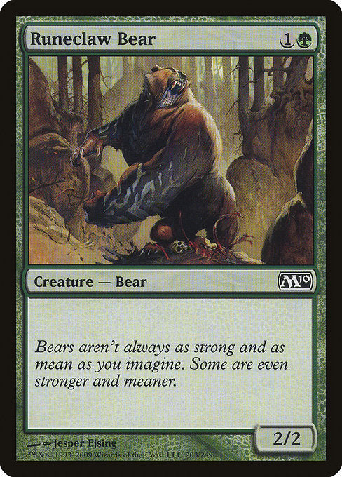 Runeclaw Bear [Magic 2010] | Gam3 Escape