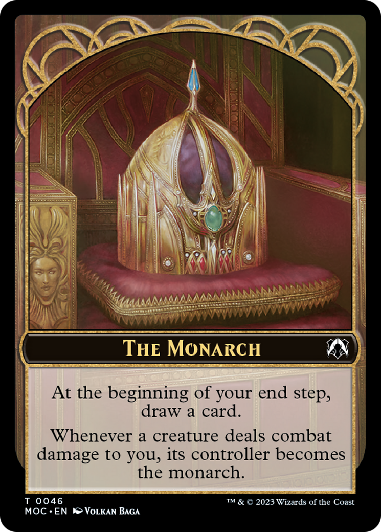 The Monarch // Shapeshifter Double-Sided Token [March of the Machine Commander Tokens] | Gam3 Escape
