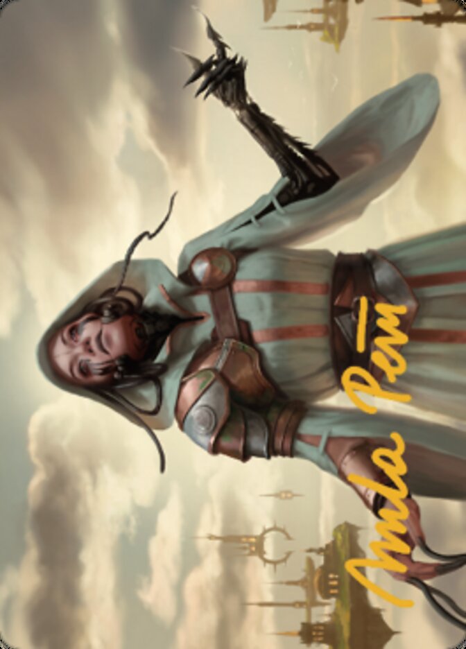 Phyrexian Missionary Art Card (Gold-Stamped Signature) [Dominaria United Art Series] | Gam3 Escape