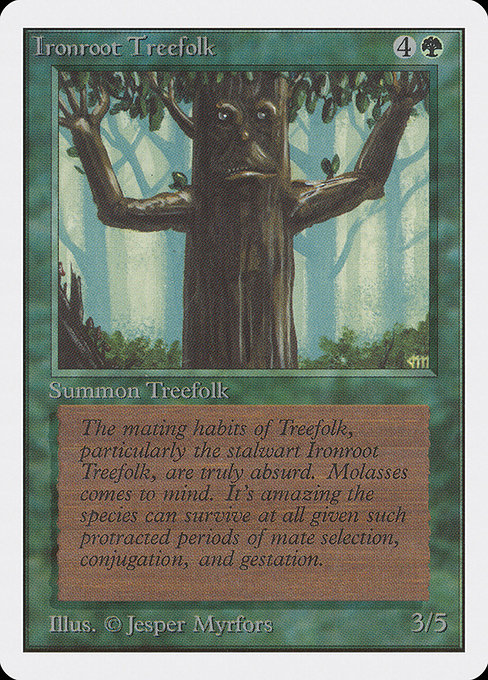 Ironroot Treefolk [Unlimited Edition] | Gam3 Escape