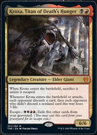 Kroxa, Titan of Death's Hunger [Theros Beyond Death] | Gam3 Escape
