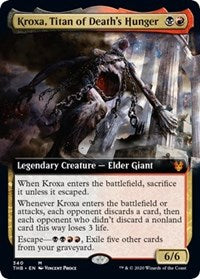 Kroxa, Titan of Death's Hunger (Extended Art) [Theros Beyond Death] | Gam3 Escape