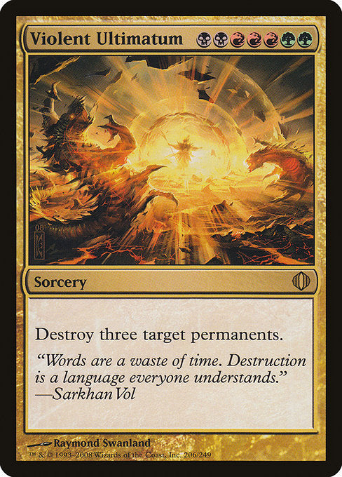 Violent Ultimatum [Shards of Alara] | Gam3 Escape