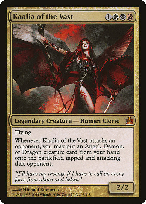 Kaalia of the Vast [Commander 2011] | Gam3 Escape