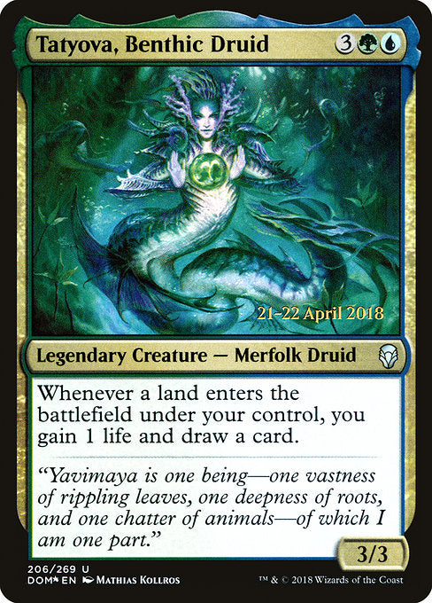 Tatyova, Benthic Druid [Dominaria Promos] | Gam3 Escape