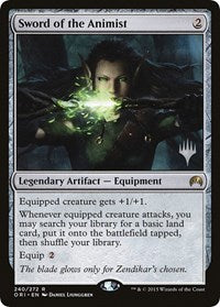 Sword of the Animist [Promo Pack: Theros Beyond Death] | Gam3 Escape