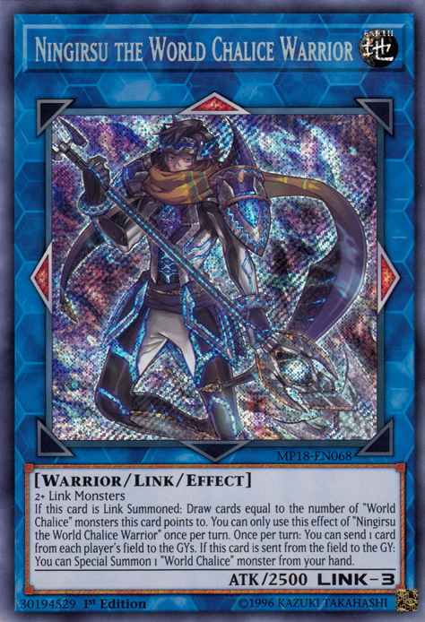 Ningirsu the World Chalice Warrior [MP18-EN068] Secret Rare | Gam3 Escape