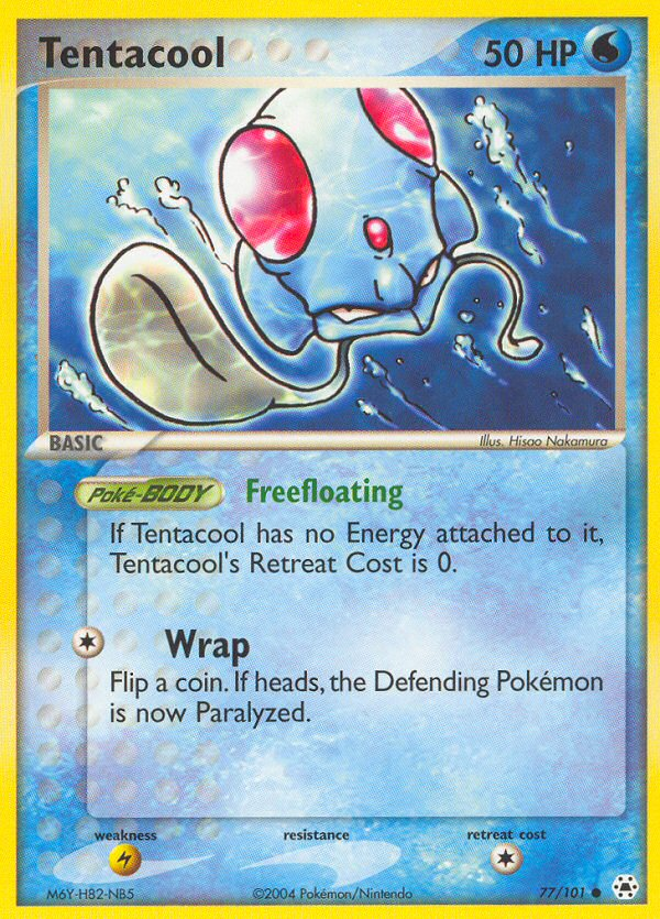 Tentacool (77/101) [EX: Hidden Legends] | Gam3 Escape