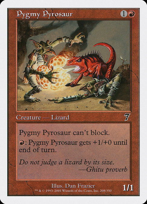 Pygmy Pyrosaur [Seventh Edition] | Gam3 Escape