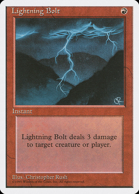 Lightning Bolt [Fourth Edition] | Gam3 Escape
