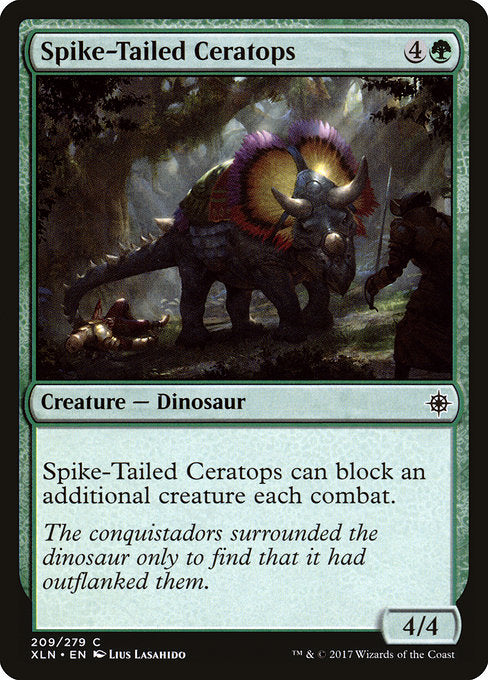 Spike-Tailed Ceratops [Ixalan] | Gam3 Escape