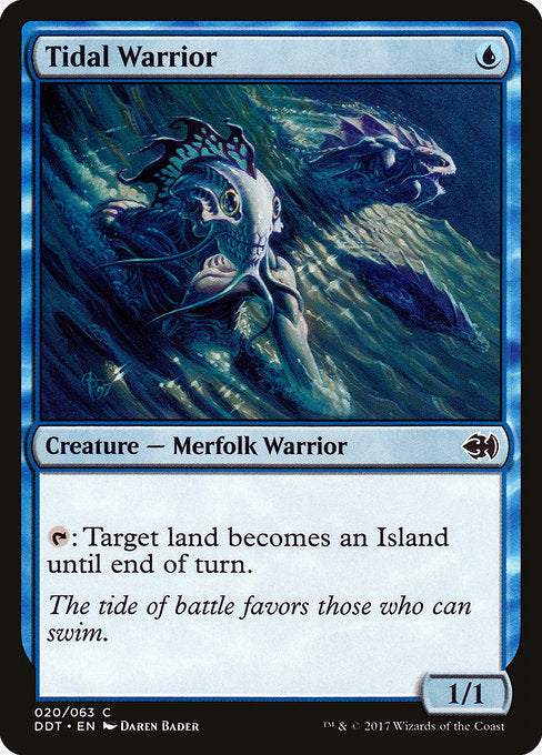 Tidal Warrior [Duel Decks: Merfolk vs. Goblins] | Gam3 Escape