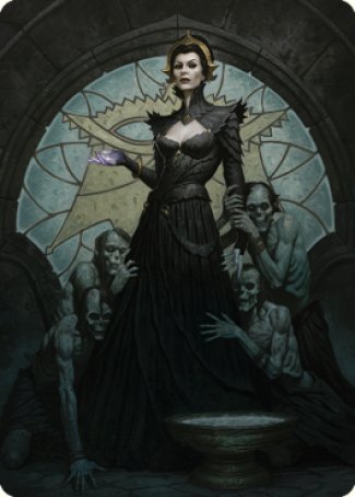 Liliana of the Veil Art Card [Dominaria United Art Series] | Gam3 Escape