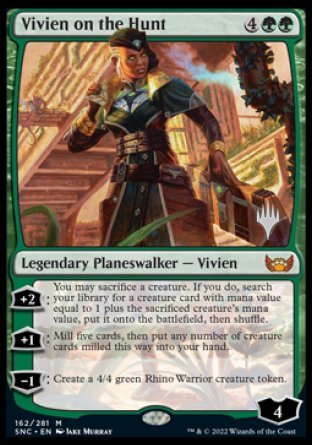 Vivien on the Hunt (Promo Pack) [Streets of New Capenna Promos] | Gam3 Escape