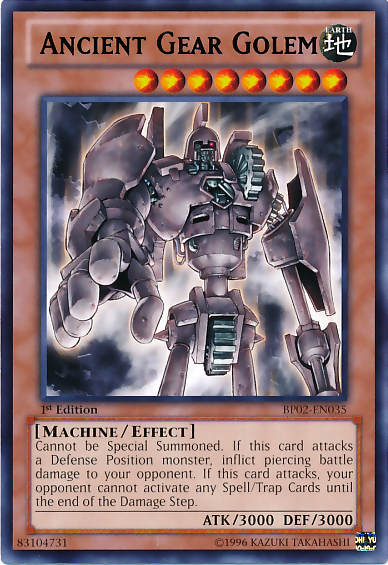 Ancient Gear Golem [BP02-EN035] Rare | Gam3 Escape