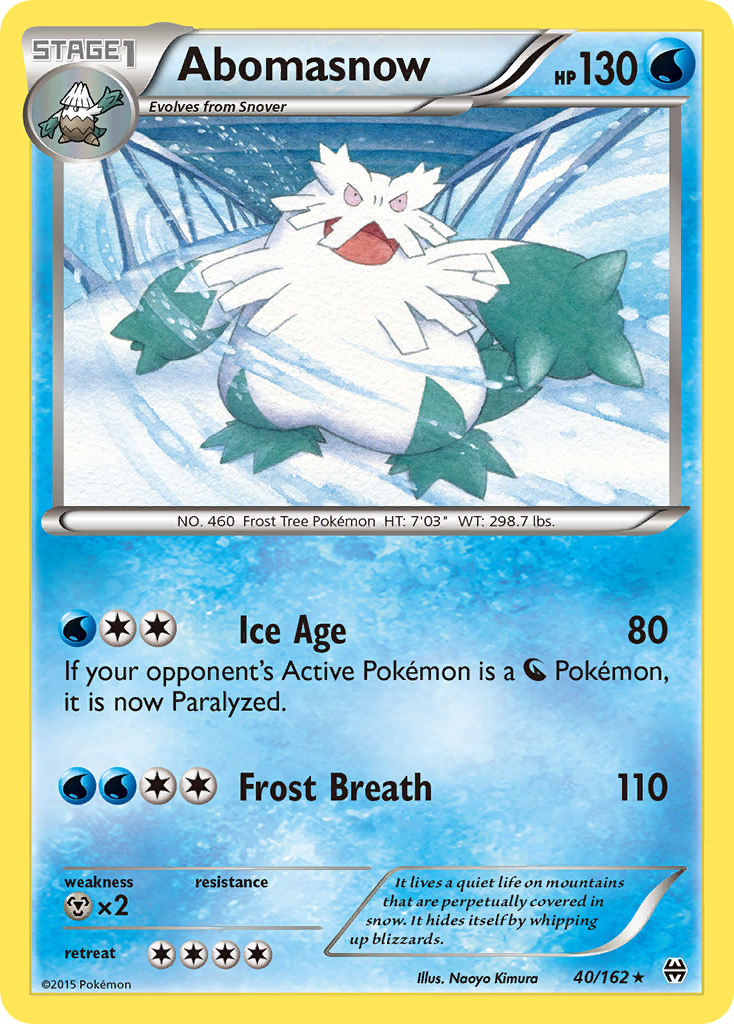 Abomasnow (40/162) [XY: BREAKthrough] | Gam3 Escape